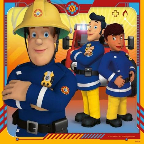 Puzzle Pompierul Sam, 3X49 Piese - poza 3