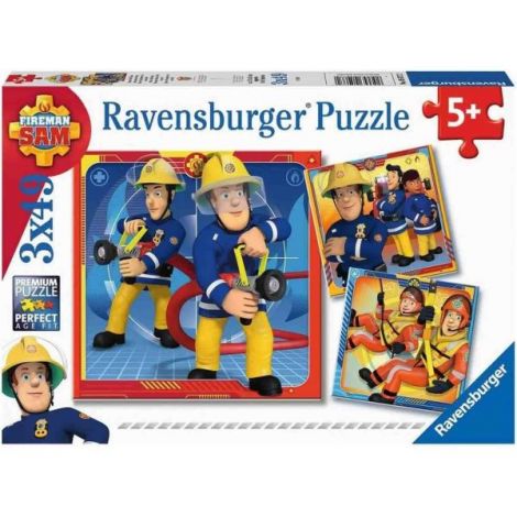 Puzzle Pompierul Sam, 3X49 Piese - poza 4