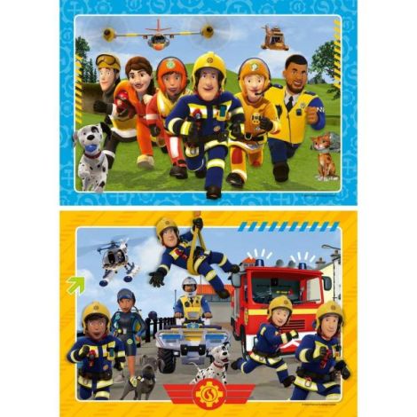 Puzzle pompierul Sam si prietenii 2x12 piese - poza 1