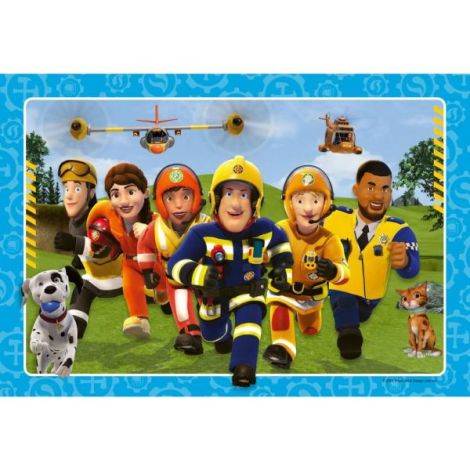 Puzzle pompierul Sam si prietenii 2x12 piese - poza 2