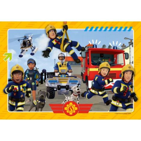 Puzzle pompierul Sam si prietenii 2x12 piese - poza 3