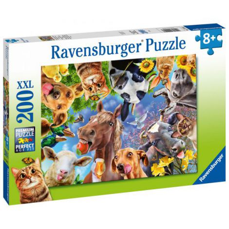 PUZZLE PORTRET CU ANIMALE, 200 PIESE - poza 3