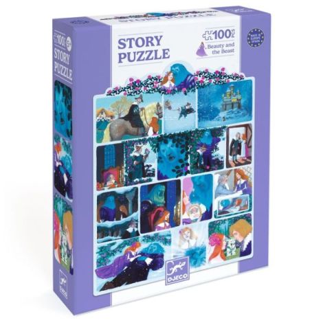 Puzzle poveste Frumoasa si bestia, Djeco - poza 1