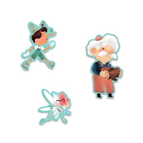 Puzzle poveste Pinocchio, Djeco - poza 2