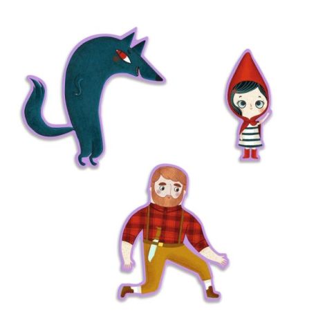 Puzzle poveste Scufita Rosie, Djeco - poza 2