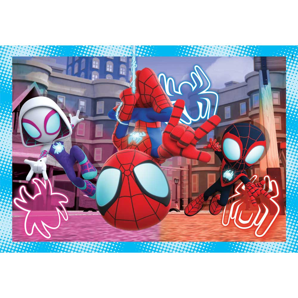 Puzzle progresiv Clementoni 4 in 1 Spidey and his Amazing Friends 21528 - poza 2