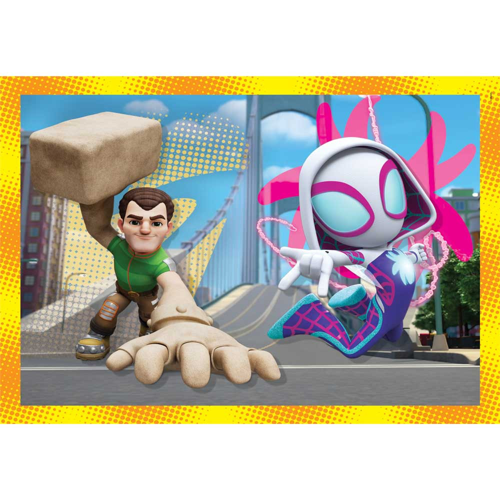 Puzzle progresiv Clementoni 4 in 1 Spidey and his Amazing Friends 21528 - poza 4