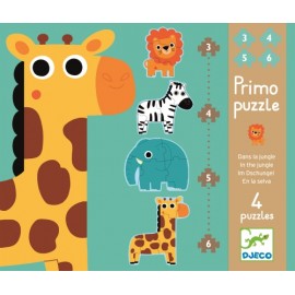 Puzzle progresiv Djeco, În junglă - poza 2
