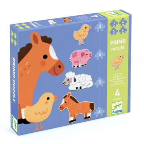 Puzzle progresiv La ferma, Djeco - poza 1
