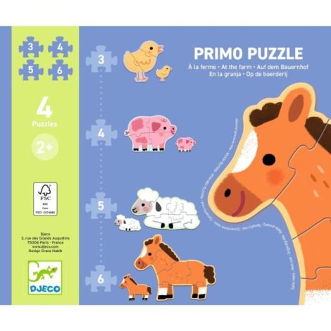 Puzzle progresiv La ferma, Djeco - poza 4