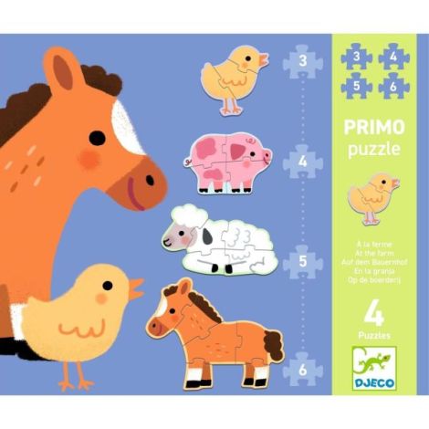 Puzzle progresiv La ferma, Djeco - poza 5