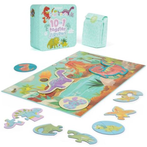 Puzzle progresiv Toddler 10 in 1, Boppi - Dinozauri - poza 3