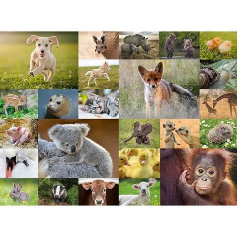 Puzzle Pui De Animale, 200 Piese - poza 1