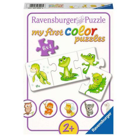 PUZZLE PUI DE ANIMALE, 6x4 PIESE - poza 1