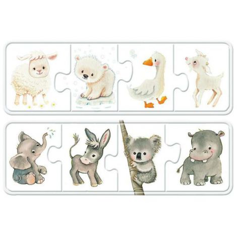 PUZZLE PUI DE ANIMALE, 6x4 PIESE - poza 3
