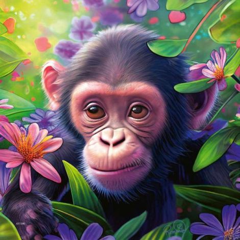 Puzzle puiuti de animale 3x49 piese - poza 1