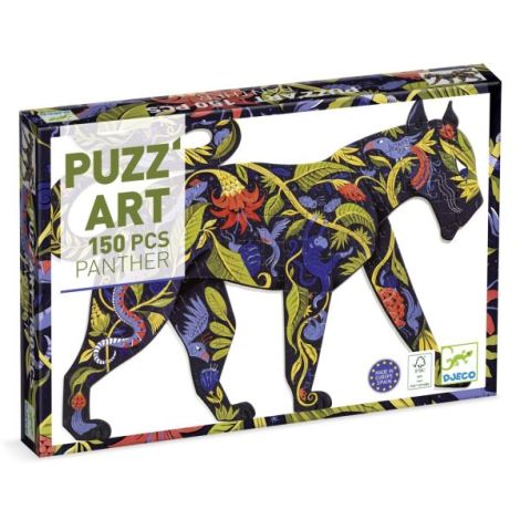Puzzle Puzz Art Pantera neagra, Djeco - poza 1