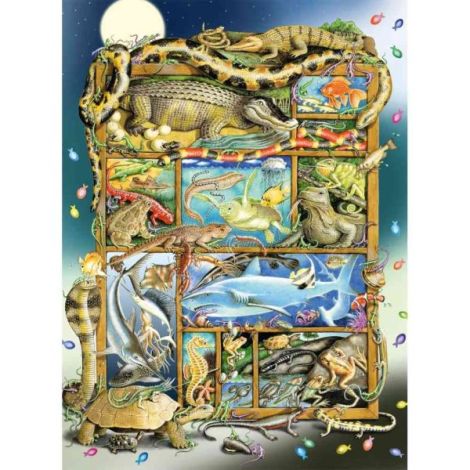 Puzzle reptile 200 piese - poza 1