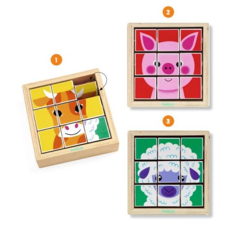 Puzzle rotativ Animoroll, Djeco - poza 4