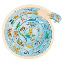 Puzzle rotund Cercul animalelor - poza 2