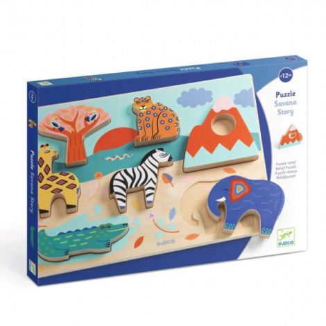 Puzzle Savana, Djeco - poza 1