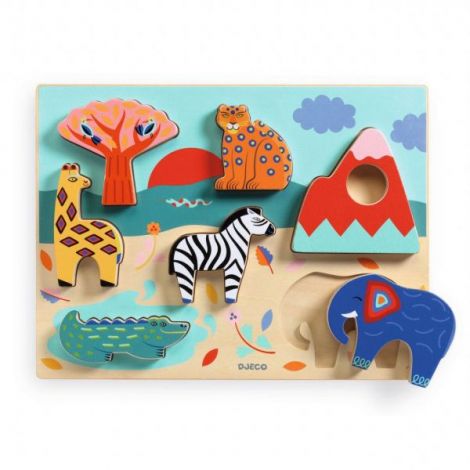 Puzzle Savana, Djeco - poza 2