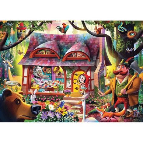 Puzzle Scufita Rosie, 1000 Piese - poza 1
