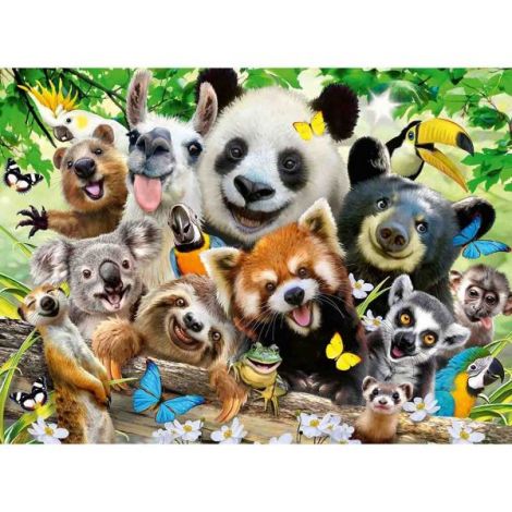 Puzzle Selfie Cu Animale, 300 Piese - poza 1
