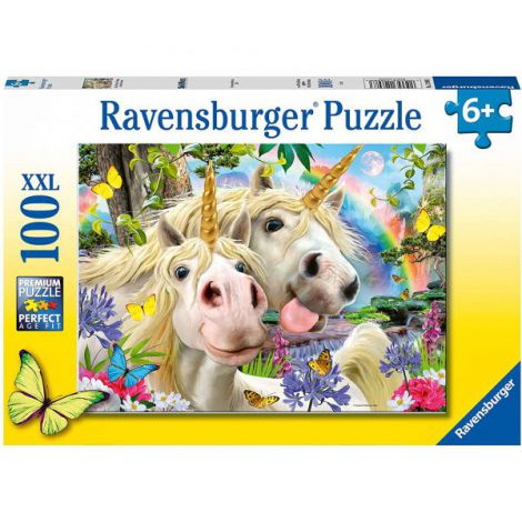 PUZZLE SELFIE CU UNICORNI, 100 PIESE - poza 1