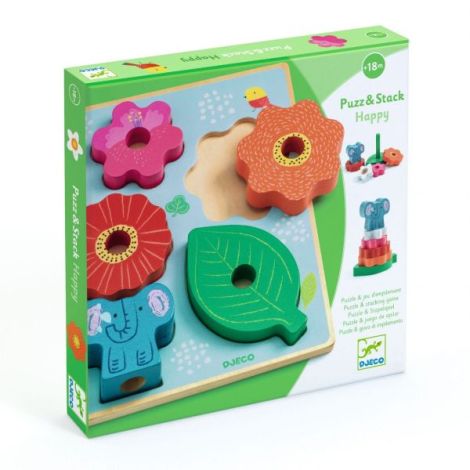 Puzzle si joc de stivuire, Djeco - poza 1