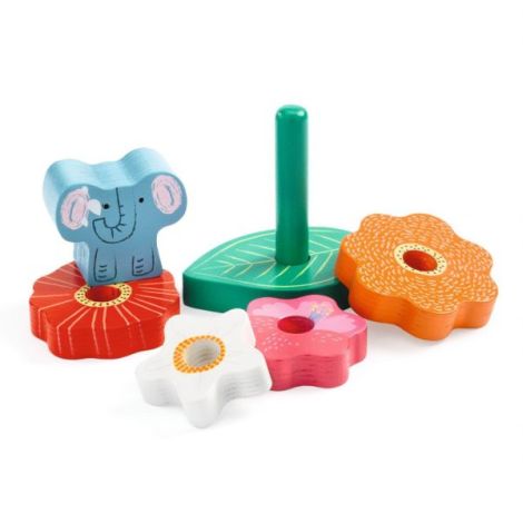 Puzzle si joc de stivuire, Djeco - poza 3