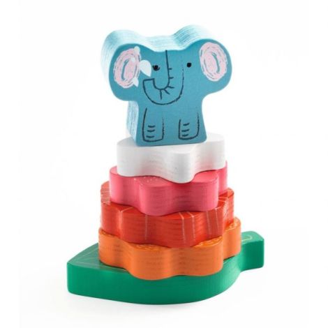 Puzzle si joc de stivuire, Djeco - poza 4