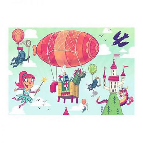 PUZZLE SI JOC PETRECERE REGALA, 2x24 PIESE - poza 2