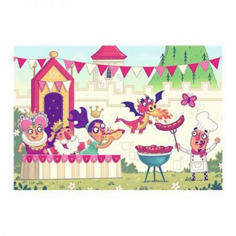PUZZLE SI JOC PETRECERE REGALA, 2x24 PIESE - poza 3
