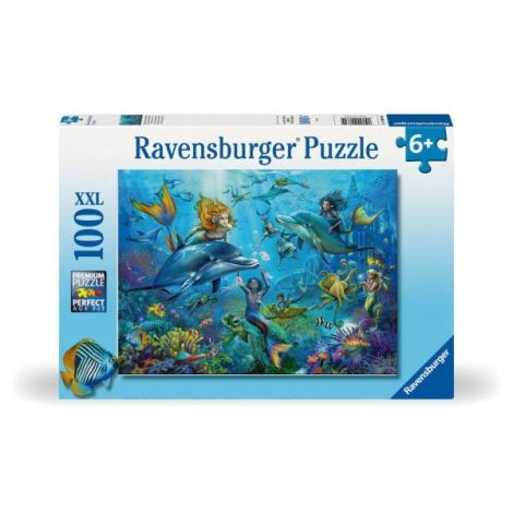 Puzzle sirene si delfini 100 piese - poza 2