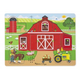 Puzzle sonor Ferma - Melissa and Doug - poza 1