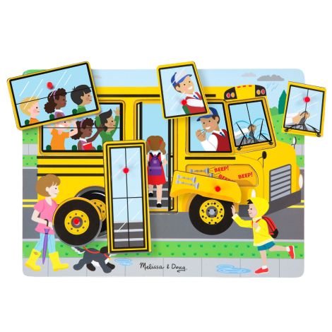 Puzzle sonor La plimbare - Melissa & Doug 739 - poza 1