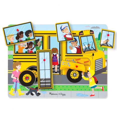 Puzzle sonor La plimbare - Melissa & Doug 739 - poza 5