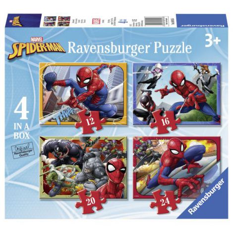 Puzzle spiderman, 12 16 20 24 piese - poza 1