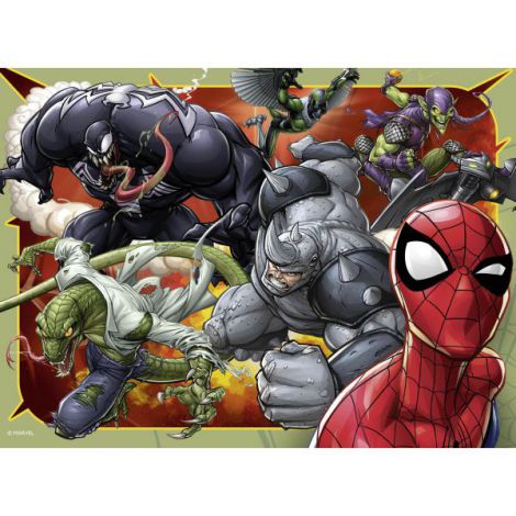 Puzzle spiderman, 12 16 20 24 piese - poza 2