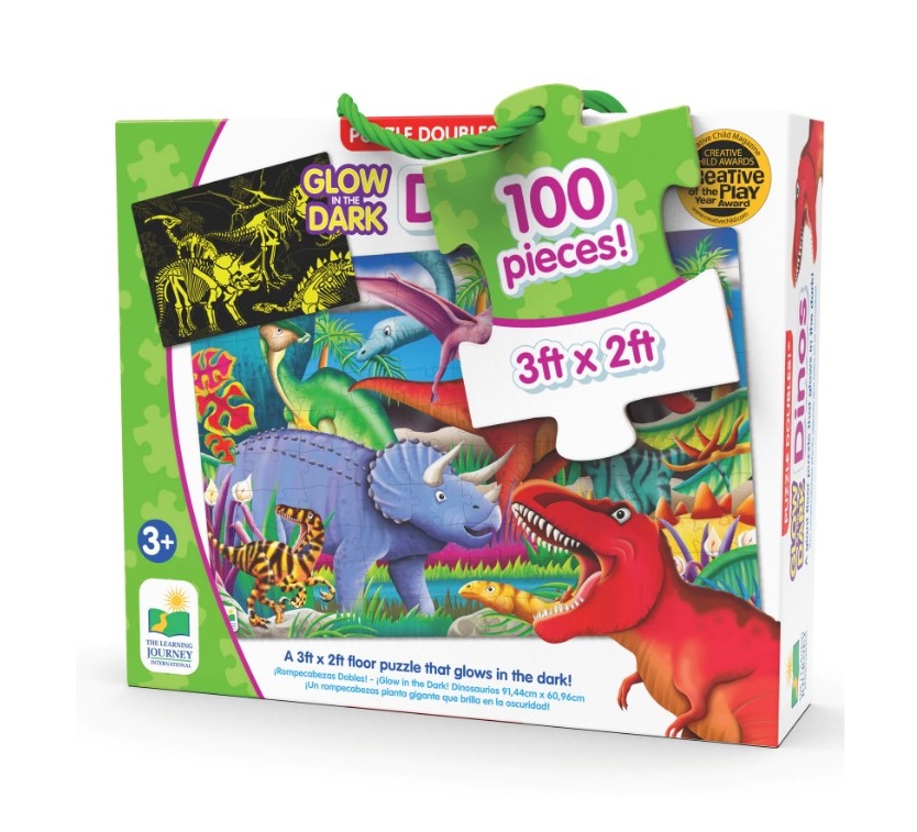 Puzzle Straluceste in intuneric The Learning Journey Dinozauri - poza 1