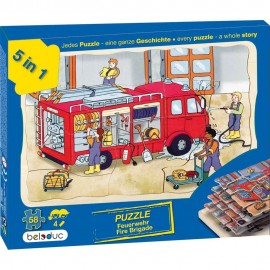 Puzzle stratificat Brigada de Pompieri - poza 1