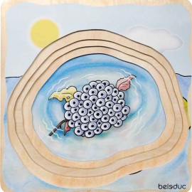 Puzzle stratificat Broasca - poza 5