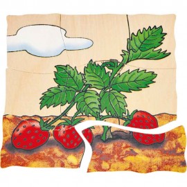 Puzzle stratificat Capsuna - poza 4