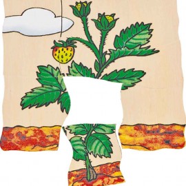Puzzle stratificat Capsuna - poza 5