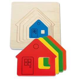 Puzzle stratificat Casuta - poza 1