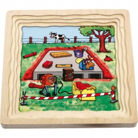 Puzzle stratificat Constructia Casei - poza 1