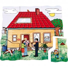 Puzzle stratificat Constructia Casei - poza 5