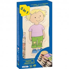 Puzzle stratificat Corpul tau - Fetita