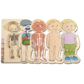 Puzzle stratificat Corpul tau - Fetita - poza 2